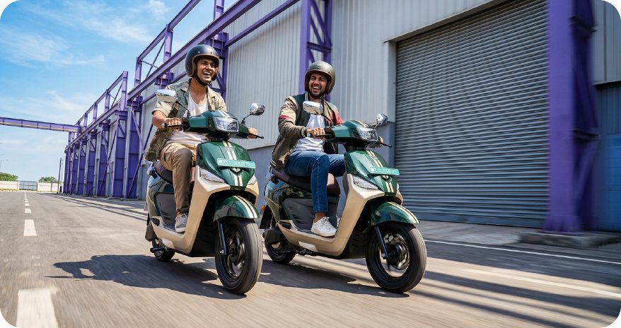 Two riders on the C12 MaxR
