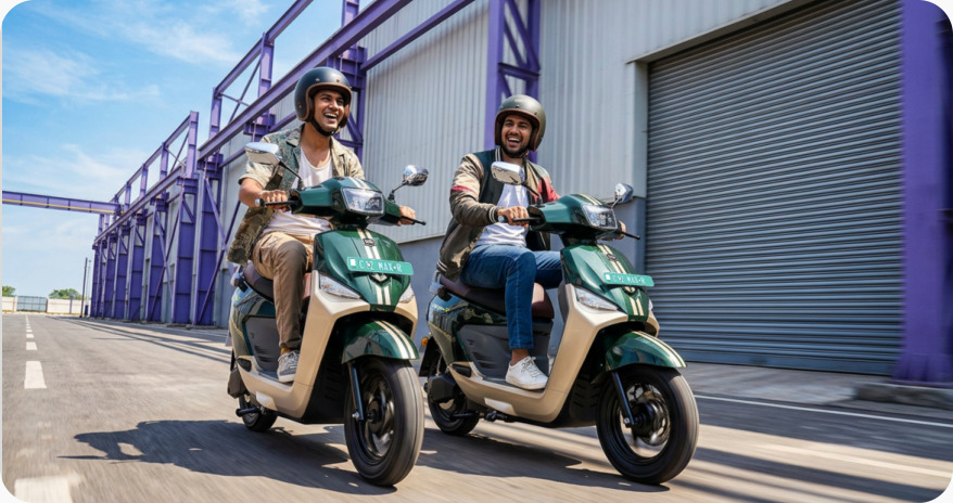 Two riders on the C12 MaxR