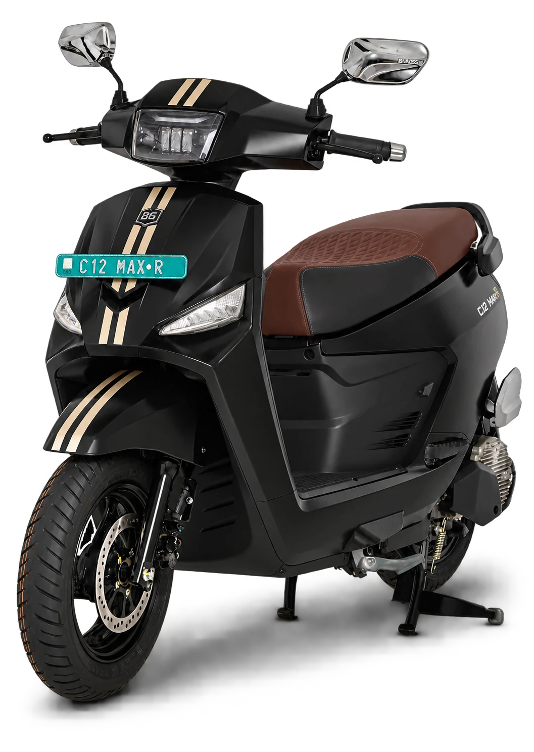 BGauss C12 MaxR in Satin Black