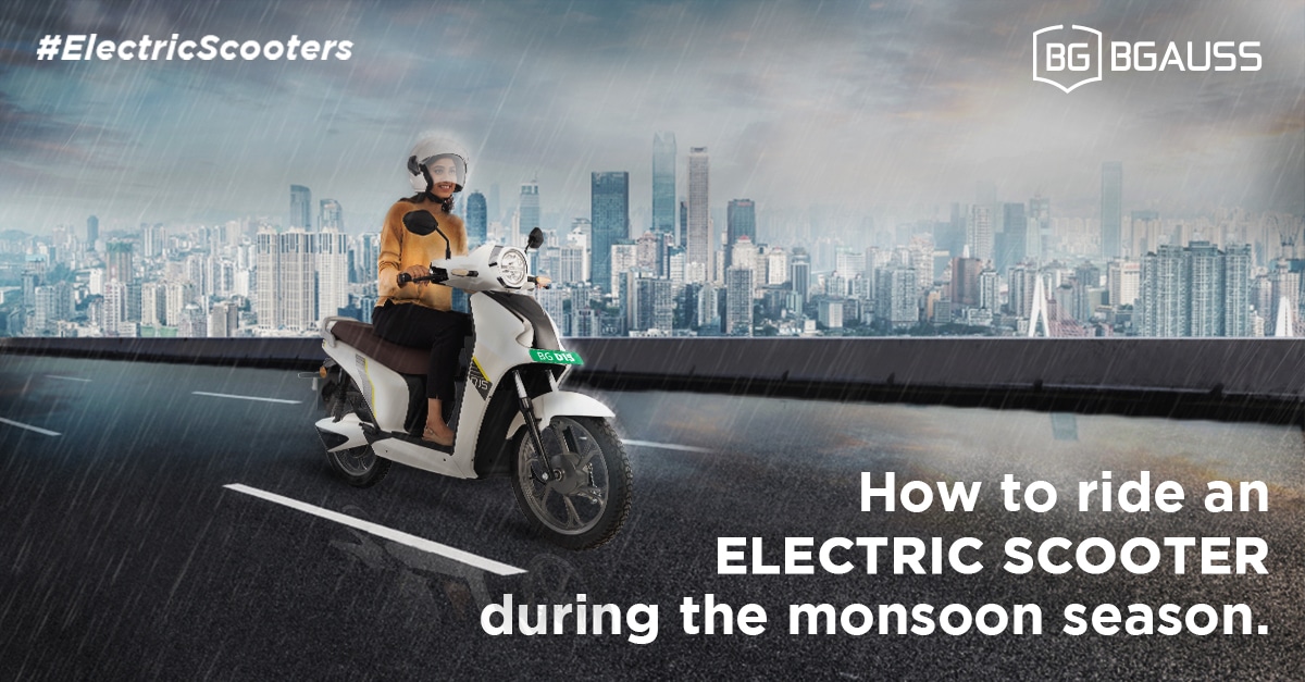 How to Ride an Electric Scooter During a Monsoon