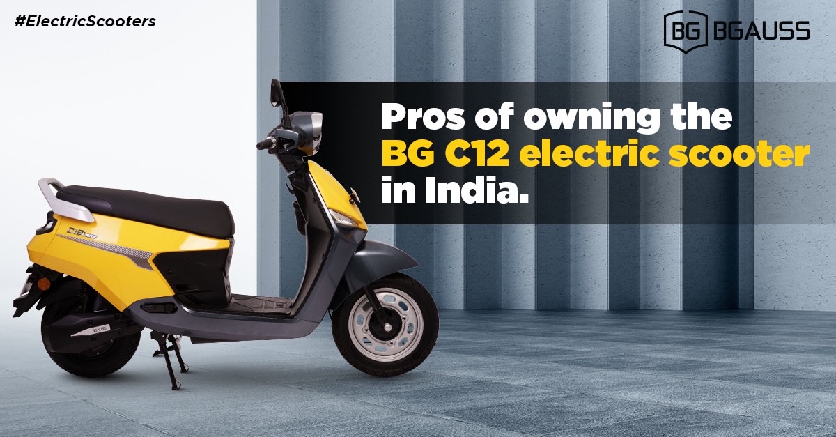 Pros of BG C12 electric scooter